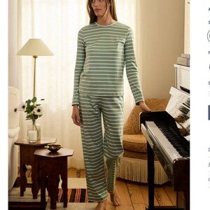 Lake Pima Long-Long in Light Blue Stripe